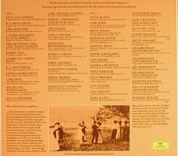 V.A.Die Jugendjahre d.Schallplatte: Den Freunden uns.Hauses..1973/74, D.Gr.(19 175), D, 1973 - LP - H9037 - 9,00 Euro