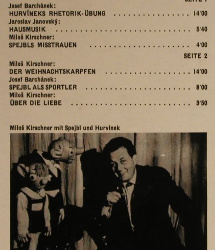 Spejbl und Hurvinek: Ganz Gross..., m-/vg+, Supraphon(0 18 0541), CZ, 1969 - LP - H9082 - 4,00 Euro