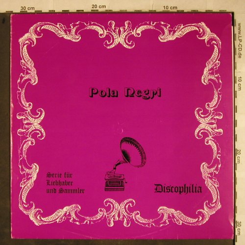 Negri,Pola: Serie für Liebhaber und Sammler, Discophili(DIS 13/UG-N-1), D, 1975 - LP - H9364 - 6,00 Euro