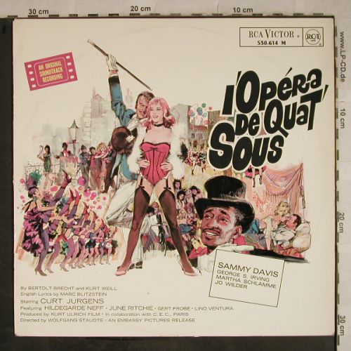 Weill,Kurt: L'Opéra de Quat´ Sous, RCA Victor(530.614), F, 1964 - LP - H9547 - 14,00 Euro