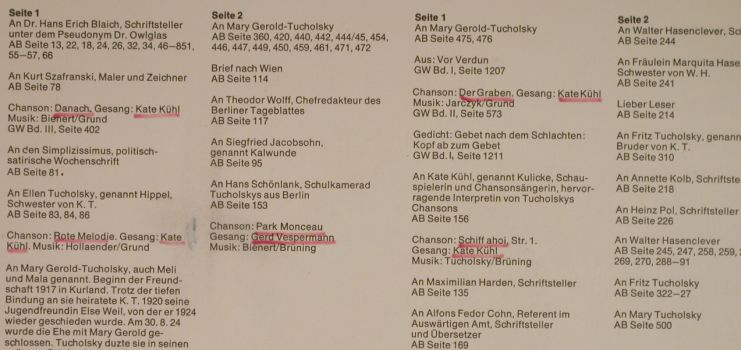 Tucholsky,Kurt: Kopf ab zum Gebet, Foc, woc, D.Gr.(27 55 002), D, 1970 - 2LP - H9564 - 20,00 Euro