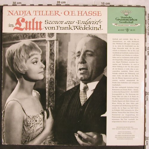 Lulu: von Frank Wedekind,Szenen<Erdgeist>, D.Gr.(43 037), D,vg+/m-, 1962 - LP - H9974 - 9,00 Euro