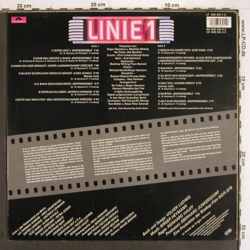 Linie 1:&nbsp;Film-Soundtr. Berliner Rockmusicals, Polydor (835 391-1), D, 1988 Typ:&nbsp;LP Best.-Nr.:&nbsp;V124 Preis:&nbsp; 5,00 Euro