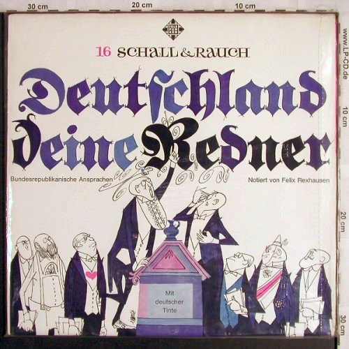 V.A.Deutschland deine Redner: 16 Schall & Rauch, FS-New, sealed, Telefunken (STSC 13 442), D, 1966 Typ: LP Best.-Nr.: V1940 Preis: 20,00 Euro
