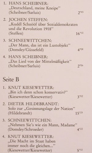 V.A.Notizen aus der Republik: Live-Ausschnitte einer öffentlichen, WIR (66.21772-01), D, 1978 Typ: LP Best.-Nr.: V1942 Preis: 12,50 Euro