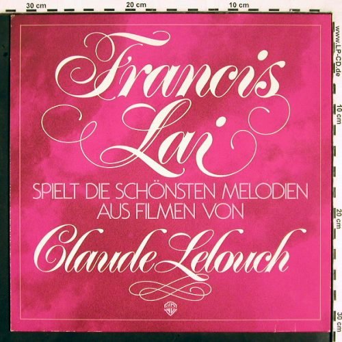 Lai,Francis: spielt d.schönsten...Claude Lelouch, WB (WB 56 799), D, 1980 Typ: LP Best.-Nr.: V2148 Preis: 6,00 Euro