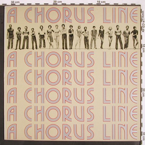 A Chorus Line: Original Cast Recording, CBS (CBS 70149), NL, 1975 Typ: LP Best.-Nr.: V2321 Preis: 6,00 Euro