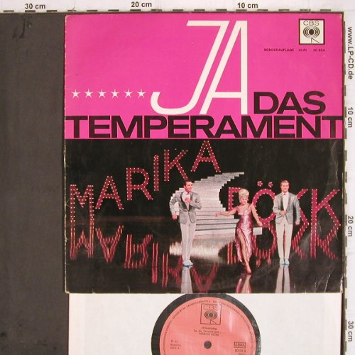 Rökk,Marika:&nbsp;Ja, das Temperament, m-/vg+, CBS, Sondraufl. (60354 P10), D,Mono Typ:&nbsp;10" Best.-Nr.:&nbsp;V258 Preis:&nbsp; 7,50 Euro