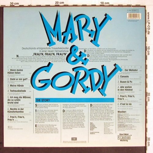 Mary & Gordy:&nbsp;Frau'n,Frau'n,Frau'n, EMI (24 0417 1), D, 1985 Typ:&nbsp;LP Best.-Nr.:&nbsp;V422 Preis:&nbsp; 7,50 Euro