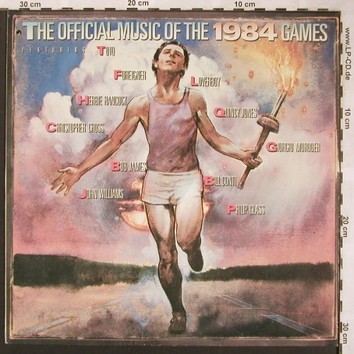V.A.Official Music Of 1984 Games: Toto, Moroder,Philip Glass...12 Tr., CBS(CBS 26048), NL, co, 1984 - LP - X1636 - 5,00 Euro