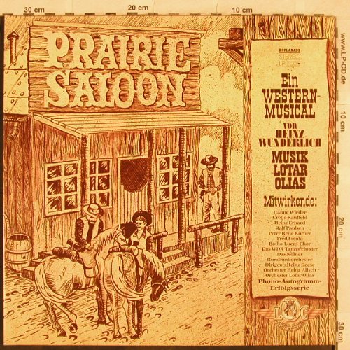 Prairie Saloon - Western Musical:  v. Heinz Wunderlich/Lotar Olias, Esplanade(1006), D, Foc,  - LP - X259 - 7,50 Euro