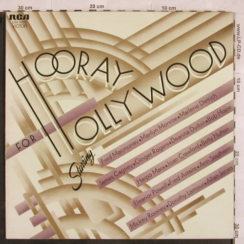 V.A.Hooray For Hollywood: Marlene Dietrich...Mickey Rooney, RCA Victor(LSA 3085), UK,woc,Foc, 1972 - LP - X282 - 5,50 Euro