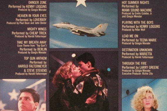 Top Gun: Kenny Loggins...Larry Greene, CBS(70296), NL, 1986 - LP - X2898 - 4,00 Euro