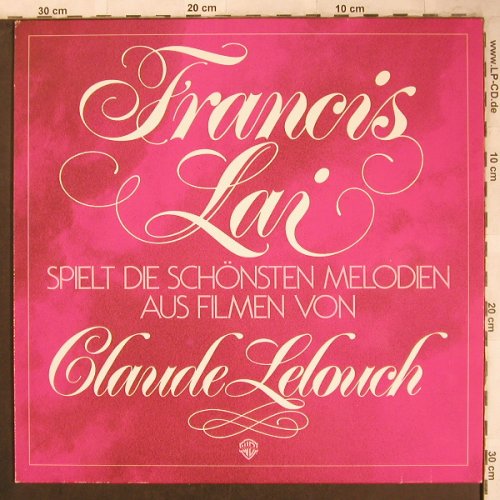 Lai,Francis: spielt d.schönsten...Claude Lelouch, WB(WB 56 799), D, 1980 - LP - X4719 - 6,00 Euro