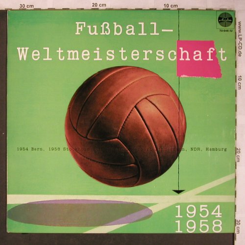 Fußball-Weltmeisterschaft: 1954-1958,Herberger,H.Zimmermann, Ariola(70 646 IU), D, Mono,  - LP - X5085 - 15,00 Euro