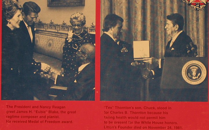 Reagan,Ronald - The Presidental: Medal of Freedom, Okt.1981, Litton Industries(FPV49024), US,spoken,  - LP - X5505 - 7,50 Euro