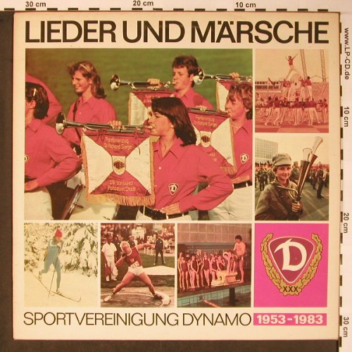 Sportvereinigung Dynamo 1953-1983: Lieder und Märsche, Dynamo(8 15 130), DDR, 1982 - LP - X5817 - 9,00 Euro