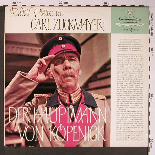 Zuckmayer,Carl: Der Hauptmann von Köpenick,R.Platte, D.Gr.(44 008), D, m-/vg+, 1962 - LP - X5862 - 7,50 Euro