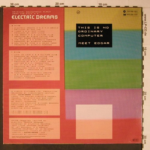 Electric Dreams: Original Soundtrack, m-/vg+, Virgin(206 358-620), D, 1984 - LP - X6194 - 5,00 Euro