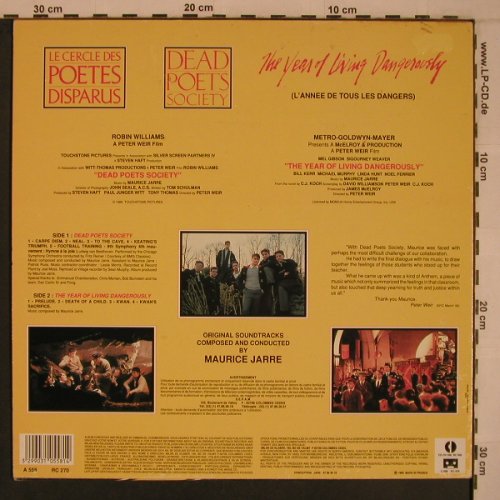 Dead Poets Society: Soundtr. by M.Jarre/P.Weir, Milan(A 558 RC 270), F, 1990 - LP - X6948 - 9,00 Euro