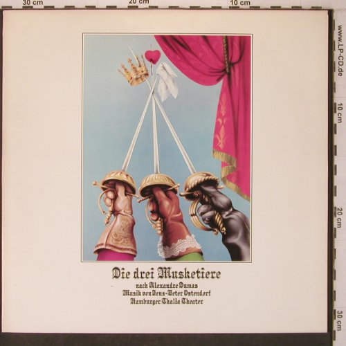 Die Drei Musketiere: Musik v. Jens-Peter Ostendorf, Thalia Theater Hamburg(ST-JPO-22978), D, 1982 - LP - X7406 - 9,00 Euro
