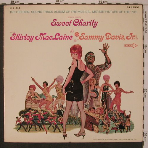Sweet Charity: Shirley McLaine, Sammy Davis Jr., Decca,vg+/m-(DL 71502), US, Foc,  - LP - X7916 - 7,50 Euro