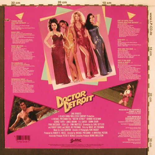Doctor Detroit - Dan Aykroyd: Devo,James Brown..Pattie Brooks, Co, Backstreet(BSK-6120), US, VG+/m, 1983 - LP - X7961 - 5,00 Euro
