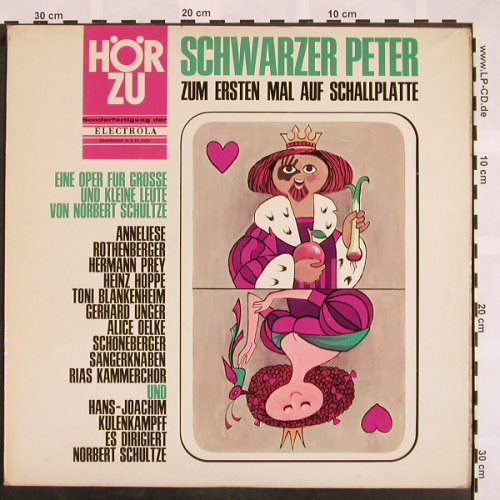 Schwarzer Peter: Oper für Grosse und kleine Leute, HörZu(SHZE 131), D,  - LP - X801 - 7,50 Euro