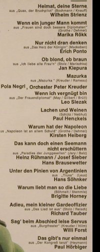V.A.Als die Bilder singen Lernten: Ilse Werner...Paul Hörbiger,27Tr., Somerset(683), D,  - LP - X81 - 5,00 Euro