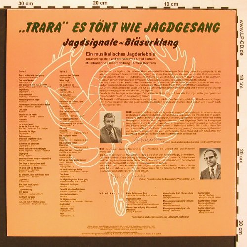 Trarä - Es Tönt wie Jagdgesang: Jagdsignale, Bläserklang, A.Bertram, Emston(ET 1426), D, 1978 - LP - X8235 - 9,00 Euro