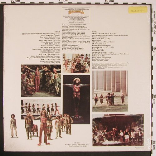 Godspell: Original Soundtrack, FS-New, Arista(AB 4005), US, 1973 - LP - X8560 - 12,50 Euro