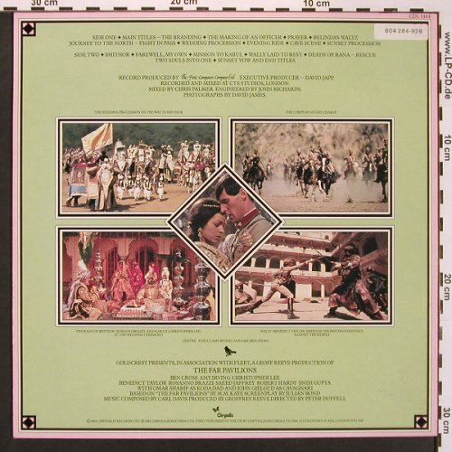 The Far Pavillions: Music From by Carl Davis, Chrysalis(CDL 1464), UK, 1984 - LP - X8617 - 6,00 Euro