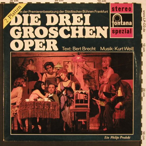 Drei Groschen Oper: Städtische Bühnen Frankfurt, Foc, Fontana special(700180/181WGY), D, m-/vg+,  - 2LP - X8632 - 9,00 Euro