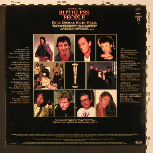 Ruthless People: Original Soundtrack, Epic(EPC '70299), NL, 1986 - LP - X8787 - 5,00 Euro