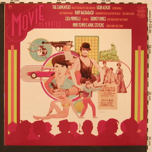 V.A.Movie Memories: Burt Bacharach,Carpenters..12 Tr., MFP(MFP 50438), UK,  - LP - X9003 - 5,00 Euro