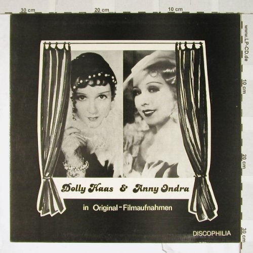 Haas,Dolly & Anny Ondra: in Original-Filmaufnahmen, Discophilia(DIS 265), D, 1979 - LP - X9094 - 12,50 Euro