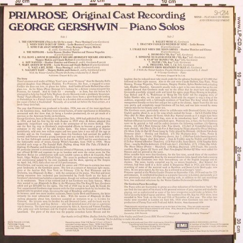 Primrose: Musical Comedy, M.by G.Gershwin, World Rec. EMI(SH.214), UK, Mono,  - LP - X9187 - 7,50 Euro