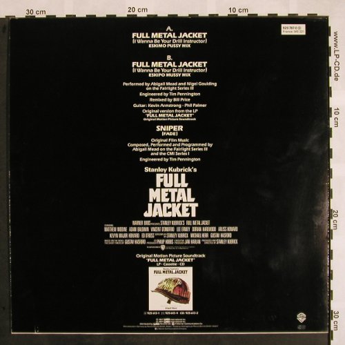 Full Metal Jacket: Full Metal Jacket*2+1, WB(920 787-0), D, 1987 - 12inch - X920 - 3,00 Euro