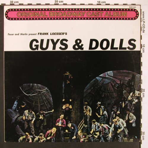 Guys & Dolls: Orig.Broadw Cast'55, Frank Loesser, Hallmark(SHM 3201), UK, Ri,  - LP - X9558 - 7,50 Euro