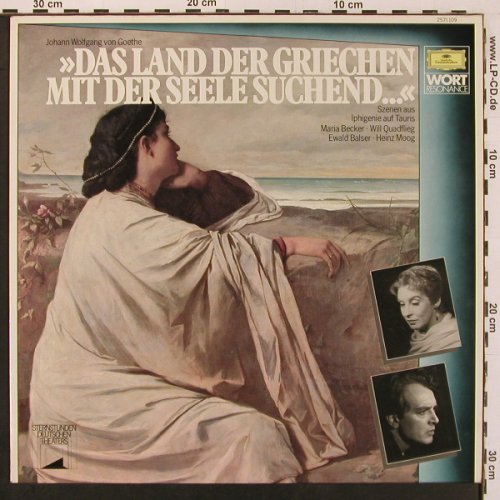 Das Land Der Griechen.. SeeleSuchen: Szen. aus Goethes Iphigenie, (1966), D.Gr.(2571 109), D, Ri,  - LP - X9835 - 7,50 Euro
