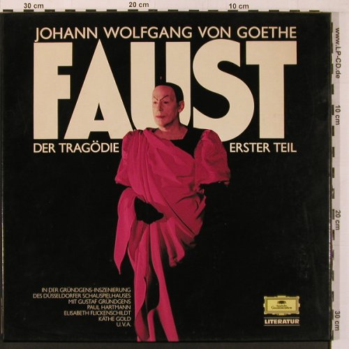 Faust - Goethe: Der Tragödie erster Teil, Box, D.Gr.(415 706-1), D,  - 3LP - X9881 - 17,50 Euro
