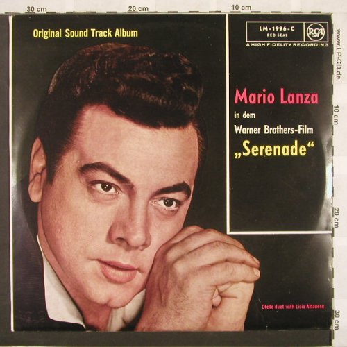 Lanza,Mario: Serenade, Warner Brothers-Film, RCA(LM-1996-C), D,  - LP - X9908 - 12,50 Euro