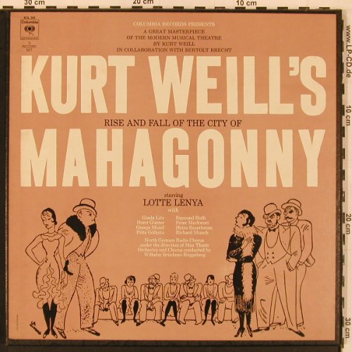 Mahagonny: Weill/Brechtwith Lotte Lenya, Box, Columbia(K3L 243), US, Mono, 1956 - 3LP - X9946 - 24,00 Euro