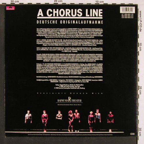 Chorus Line: Deutsche Origiginal Aufnahme, Polydor(835 485-1), D +Info, 1988 - LP - Y1242 - 7,50 Euro