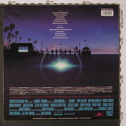 Cocoon: Original Soundtrack,by James Horner, Polydor(827 041-1), D, 1985 - LP - Y1748 - 7,50 Euro