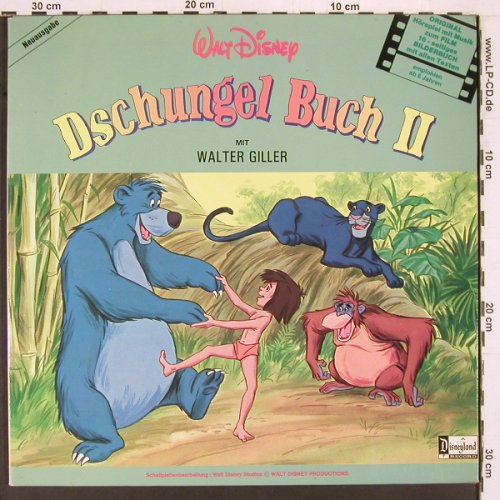 Dschungel Buch: 2 - mit Walter Giller,Foc,16S.Bookl, Disneyland(0056.517), F, 1979 - LP - Y1899 - 9,00 Euro