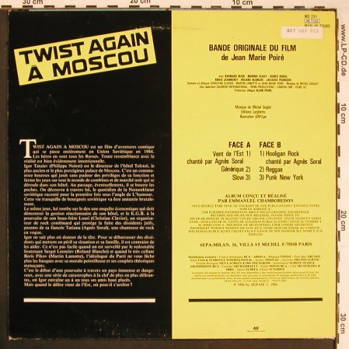 Twist Again a Moscou: Musique de Michel Goglat, m-/vg+, Milan(MS 251), F, 6Tr., 1986 - 12inch - Y229 - 7,50 Euro