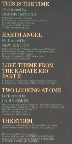 Karate Kid: Part II,Original Soundtrack by V.A., WB(925 489-1), D, 1986 - LP - Y2813 - 5,00 Euro