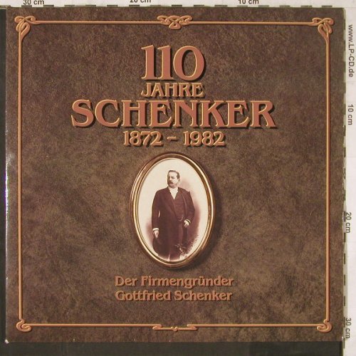 Schenker /110 Jahre(1872-1982): Gottfried Schenker,Portrait Booklet, Deutsche Gramophon(SWL 806), A, m-/vg+, 1982 - LP - Y3009 - 7,50 Euro