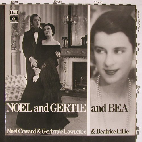 Coward,Noel / Lawrence / Lillie: Noel and Gertie and Bea, hist.rec., Parlophone(PMC 7135), UK, vg+/m-, 1971 - LP - Y385 - 9,00 Euro